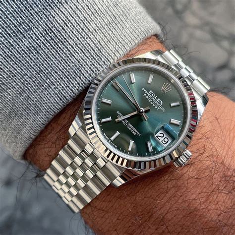 datejust green rolex